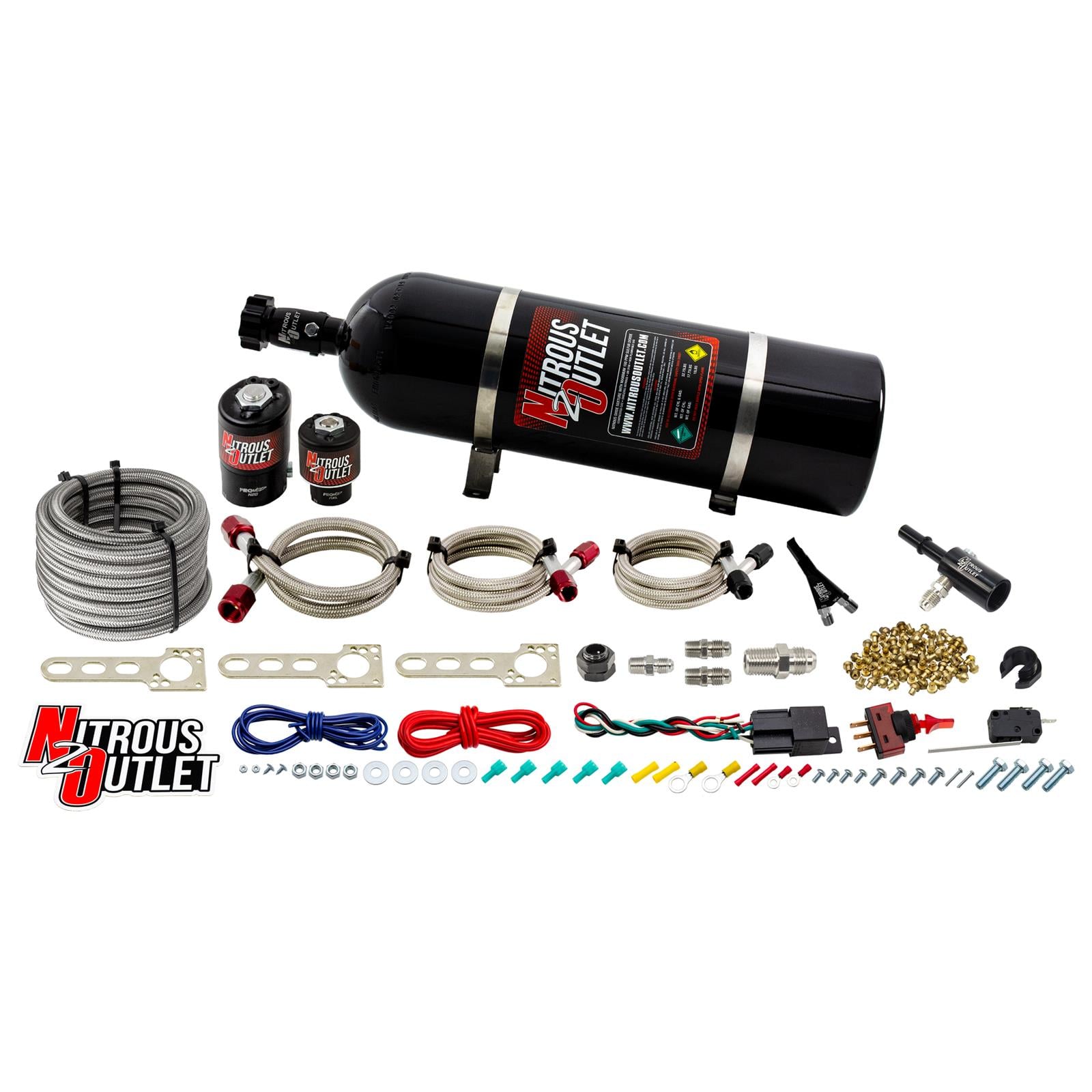 Nitrous Outlet Dodge 4.7/5.7/6.1 EFI Single Nozzle System - Gas/E85 (5-55psi)(35