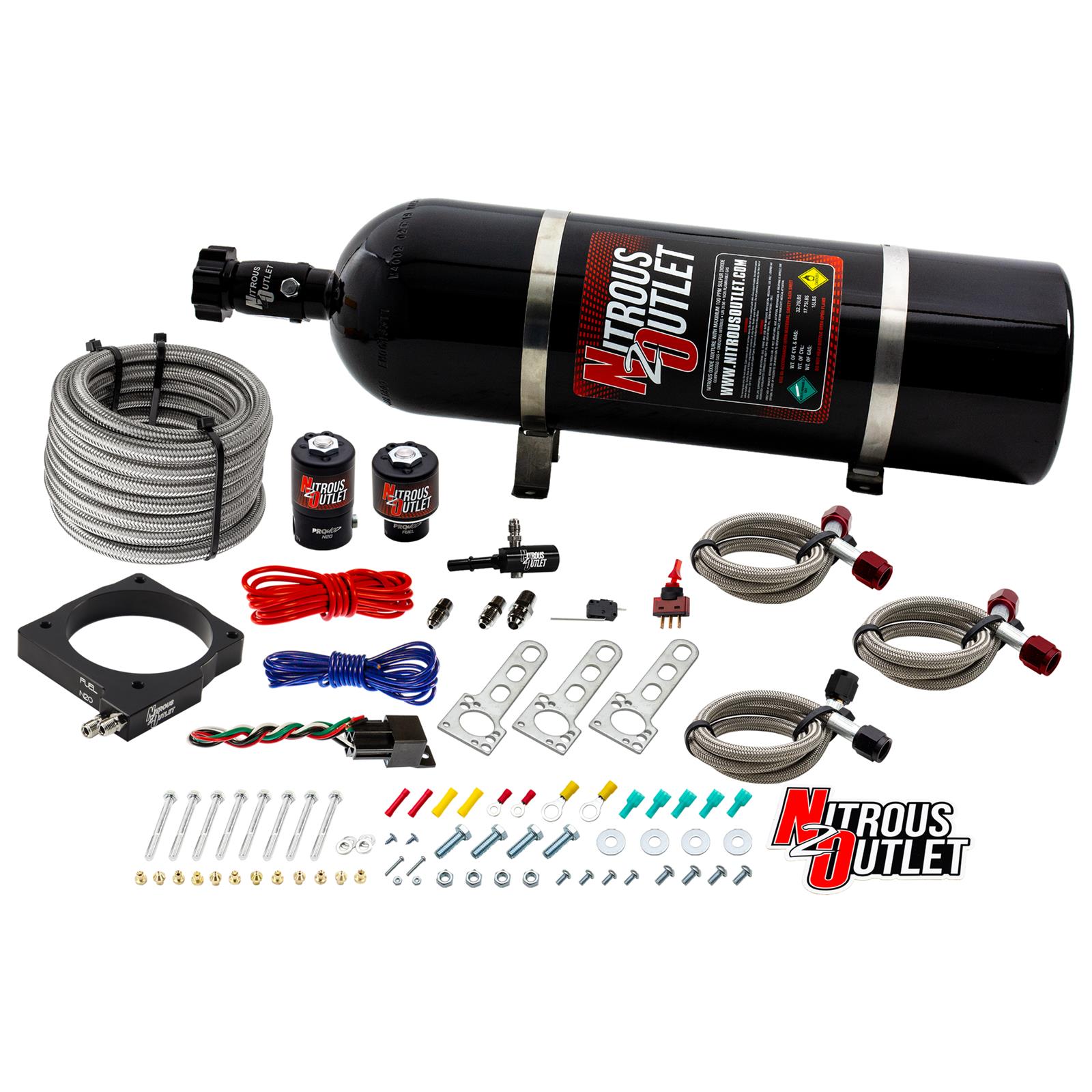 Nitrous Outlet Dodge 85mm 5.7/6.1  Hemi Plate System - Gas/E85 (5-55psi)(50-200H