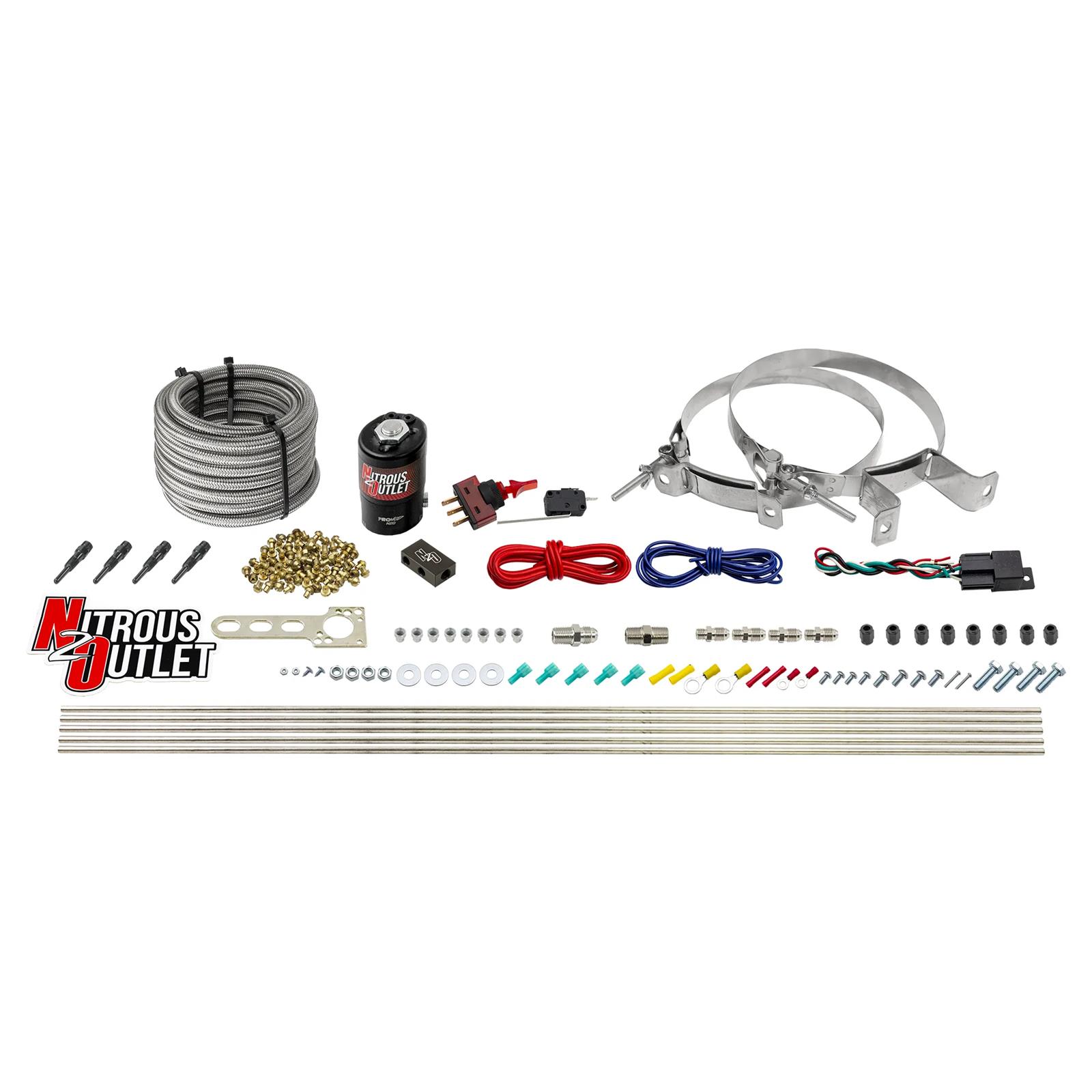 Nitrous Outlet Dry 4 Cylinder Direct Port System - .122 Nitrous Solenoid/Distrib