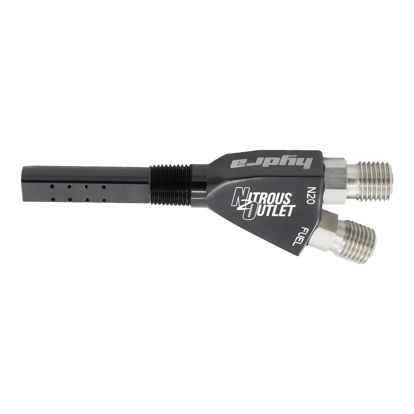 Nitrous Outlet Hydra 1/8" NPT Wet Nitrous Nozzle - 90 Degree Multi-Discharge/Alu