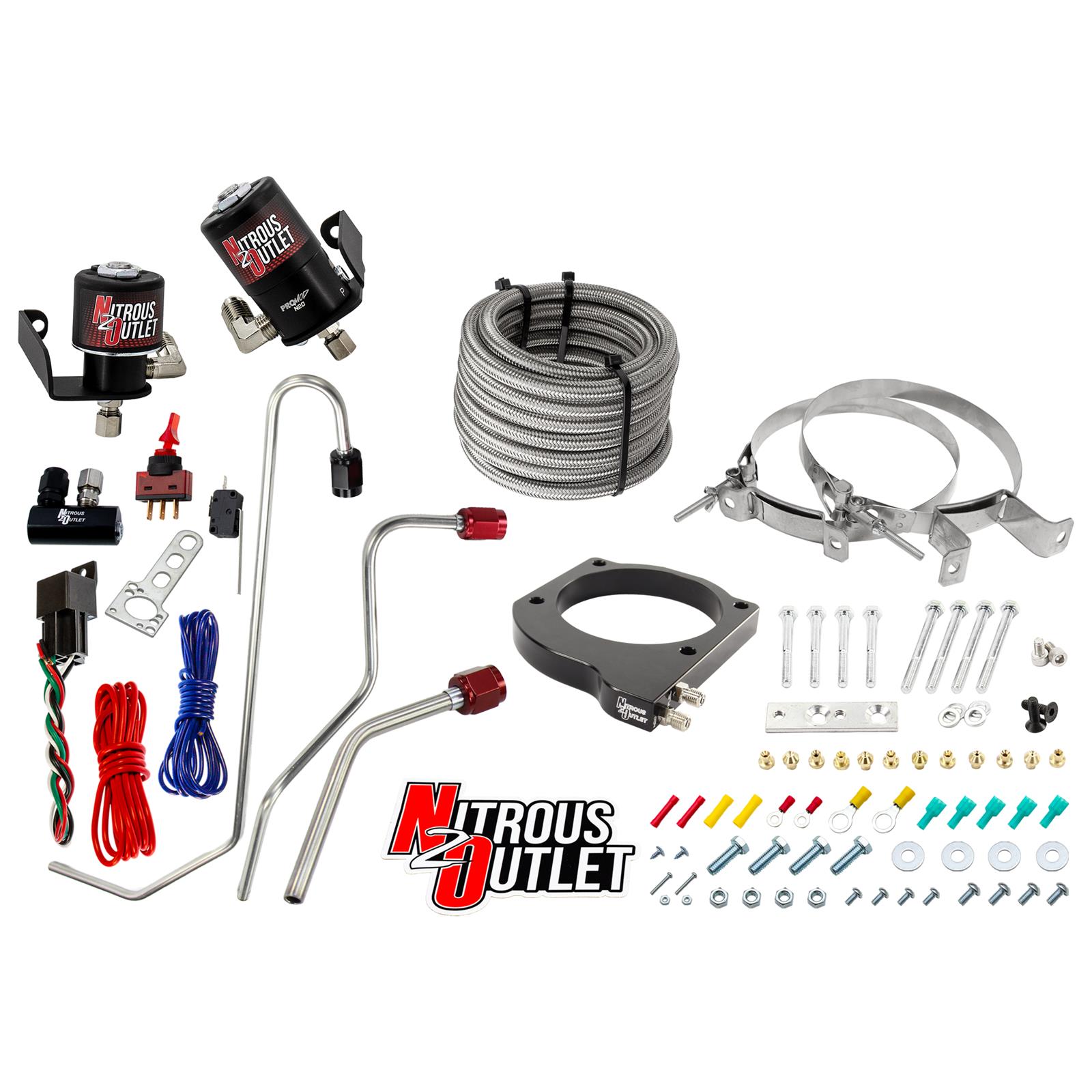 102mm MSD LS7 Atomic AirForce Intake Hard-line Plate System Factory-Style Fuel R