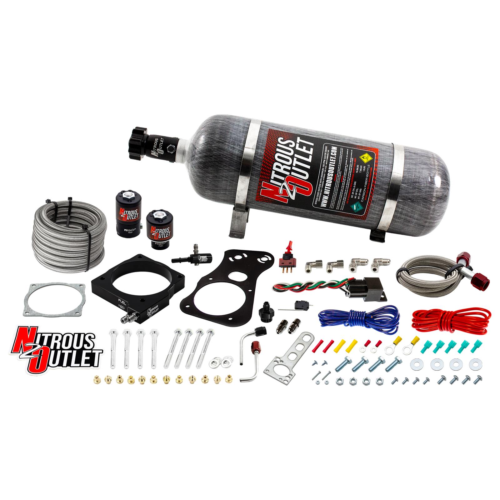 Nitrous Outlet Dodge 85mm 2005-2010 Challenger/Charger/300C/Jeep 6.1 Hemi Intake