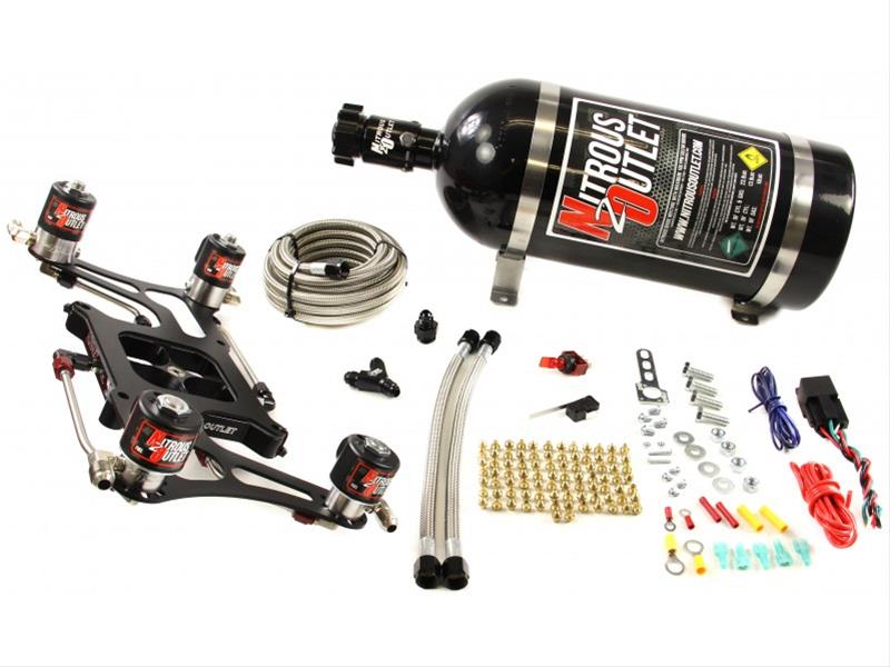 4150 Hornet 3 Dual Stage System Hard-line Two .122 Nitrous Solenoids Two .177 Fu