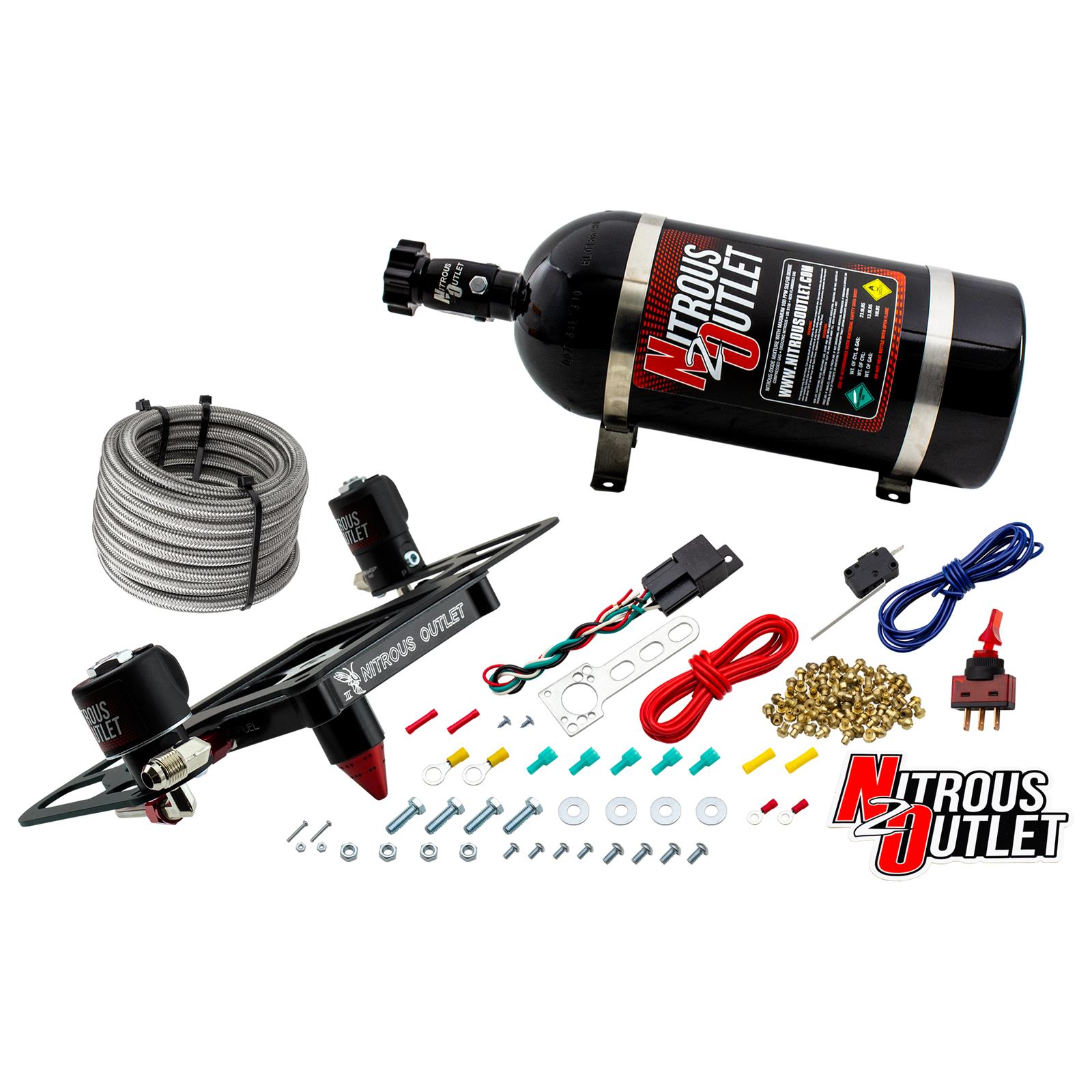4500 Stinger 3 System Hard-line .122 Nitrous Solenoid .177 Fuel Solenoid Boomera