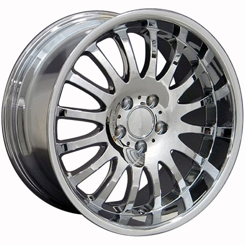 18" Replica Wheel fits Mercedes, Benz C, Class,  MB12 Chrome 18x9