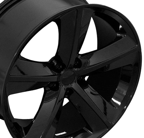 20" Fits Dodge,  Challenger SRT Wheel,  Black 20x9