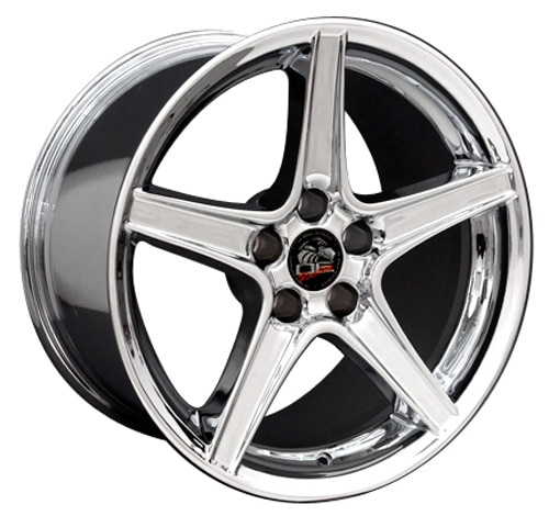 18" Replica Wheel fits Ford Mustang,  FR06B Chrome 18x9