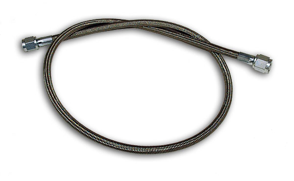 Oil Feed Line - Stainless Steel Braided Line, For supercharger plumbing