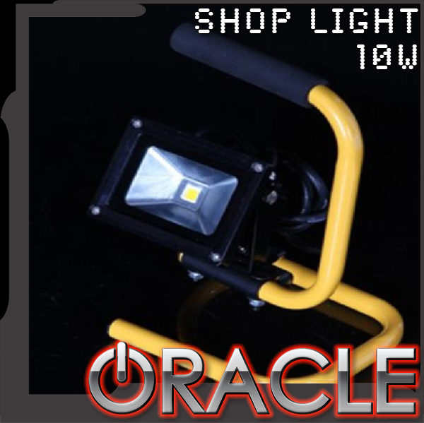 ORACLE 10W LED Shop Light, High efficiency eco-friendly Bridgelux LEDs. equivalent to a 100W Halogen