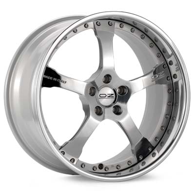 OZ Wheels Raffaello III Corvette C6 19x8.5 / 20x10.5 Polished Finish