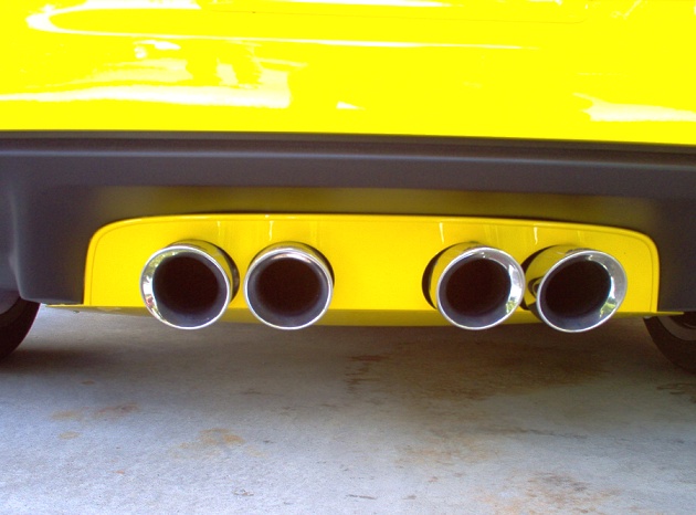 Custom Painted C6 Corvette Exhaust Filler Panel