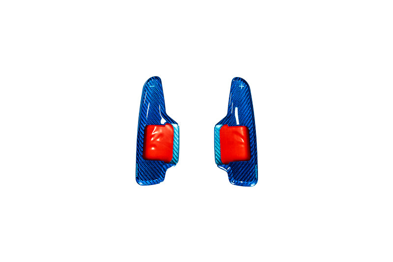 C8 Corvette Stingray/E-Ray/Grand Sport Paragon Paddle Shifter Covers, Blue