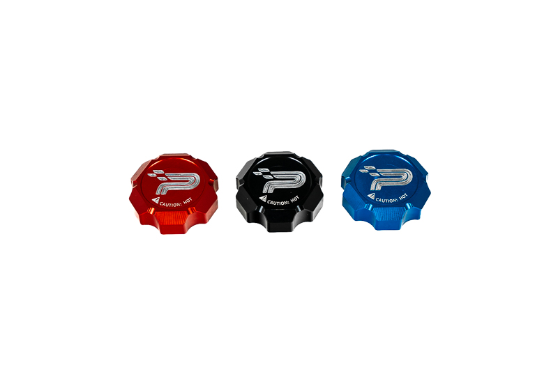 2020-23 Paragon C8 Corvette Billet Coolant Cap - Black, Blue or Red