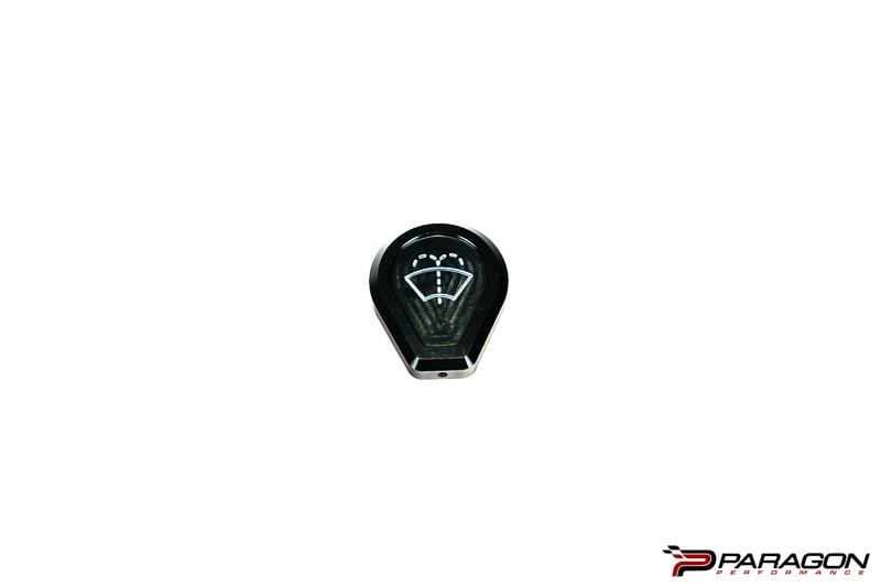 Paragon Performance Black Billet Washer Fluid Cap Chevrolet C8 Corvette 2020-2023