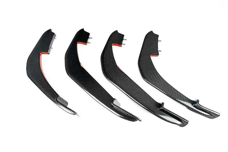 2020-23 Paragon C8 Corvette Rear Diffuser Strakes - Carbon Fiber