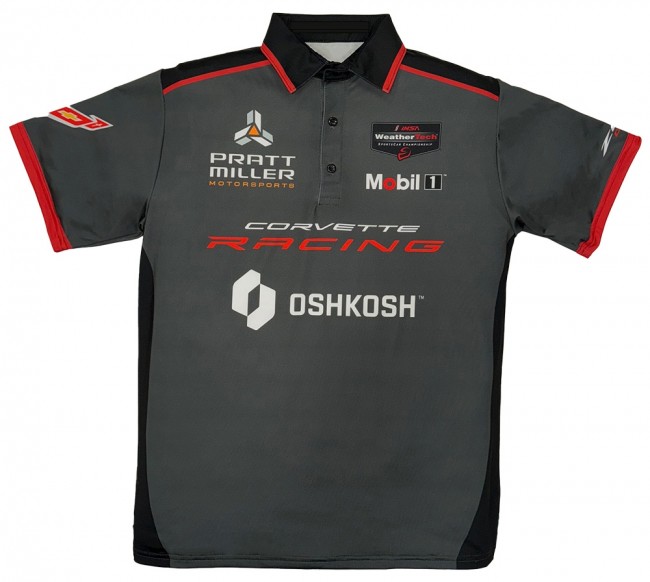 C8 Corvette,Corvette Racing,  Pratt Miller Sublimated Polo, Limied Edition