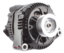 C5/C6 Corvette BLACK Powder Coated Alternator 2004-10 w/Auto and nut pulley 150 amp