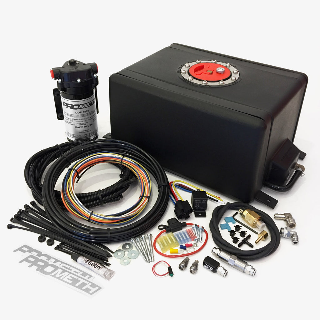 ProMeth  ProStreet Methanol Trunk Mount, Stage 1 Universal Kit, w/ Tank, Pump, Single Nozzle, Wiring, Hoses
