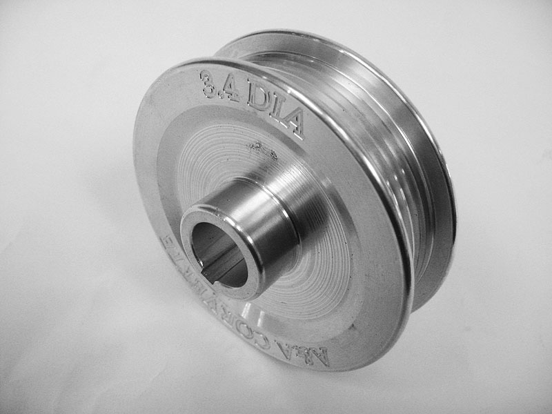 A&A Corvette 3.4" 6-Rib Supercharger Pulley
