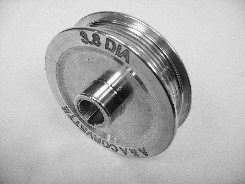 A&A Corvette 3.8" 6-Rib Supercharger Pulley