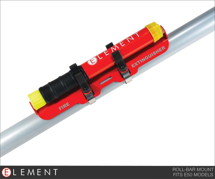 Element Fire Extinguisher with Roll Bar Mount and E50, 50 Second Fire Extinguisher Package