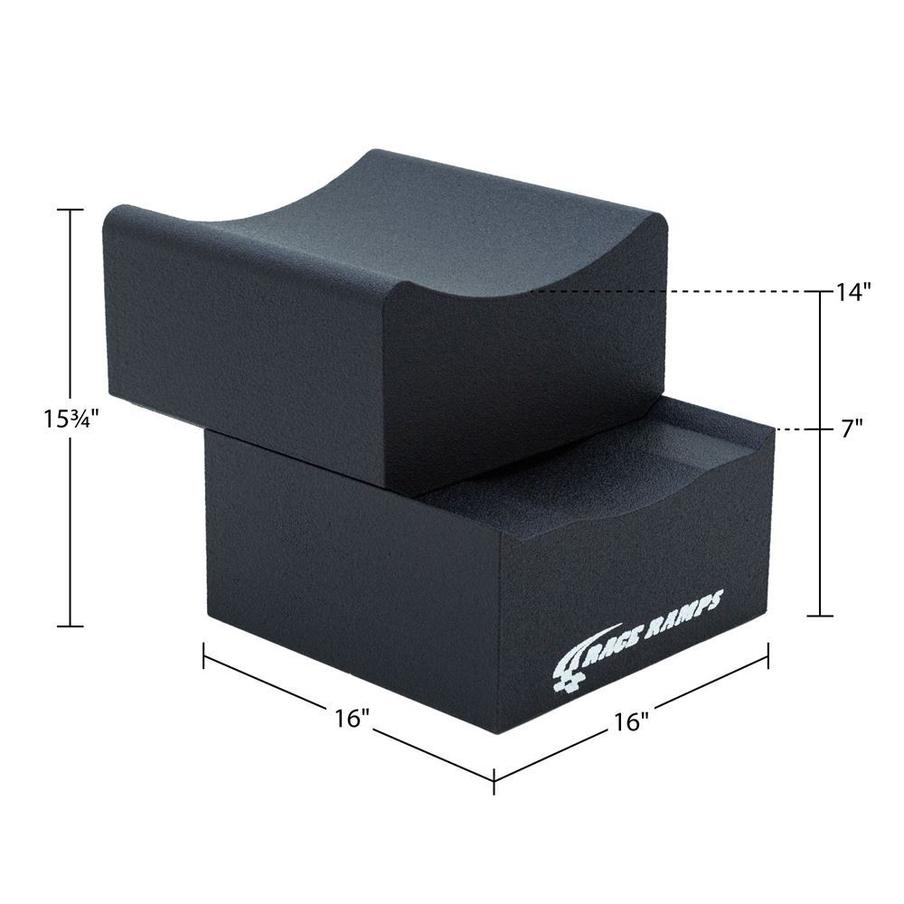 Race Ramps, 14" Two-Piece Supercar Wheel Cribs