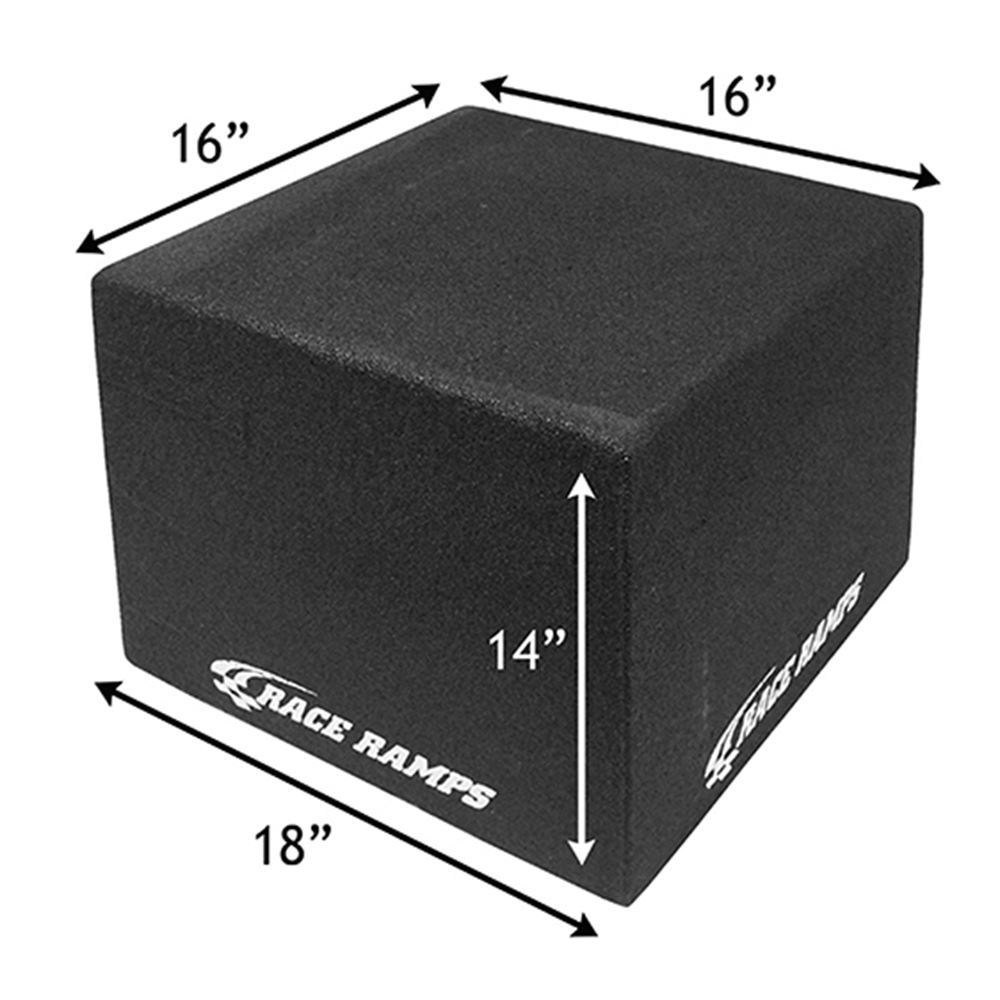 Race Ramps, 18" L Wheel Stands - 14" Lift Height