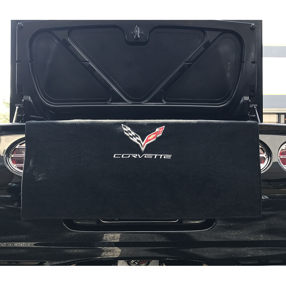 Corvette Seat Armour Trunk Towel Protector - Black : 2014-2019 C7 Stingray, Z51,