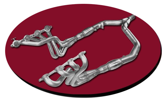American Racing Long Tube Headers 2005-2008 C6 Corvette 2" x 3" Header with High FLow Cats