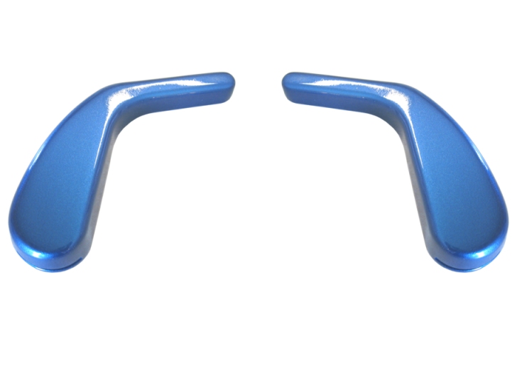 C6 Corvette Aluminum Billet Seat Adjusters - Custom Painted