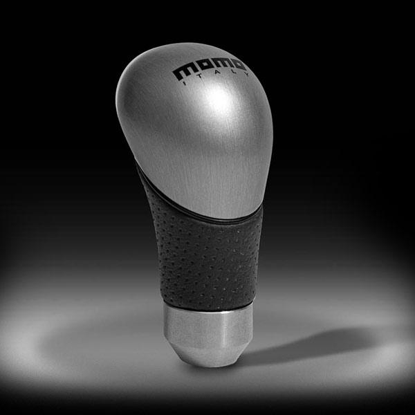 MOMO, SHADOW Black/Silver, Shift Knob