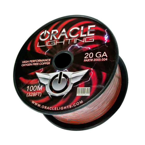 Oracle Custom Wire/Cable used for Connecting Single Color Parts to Controller, By Foot