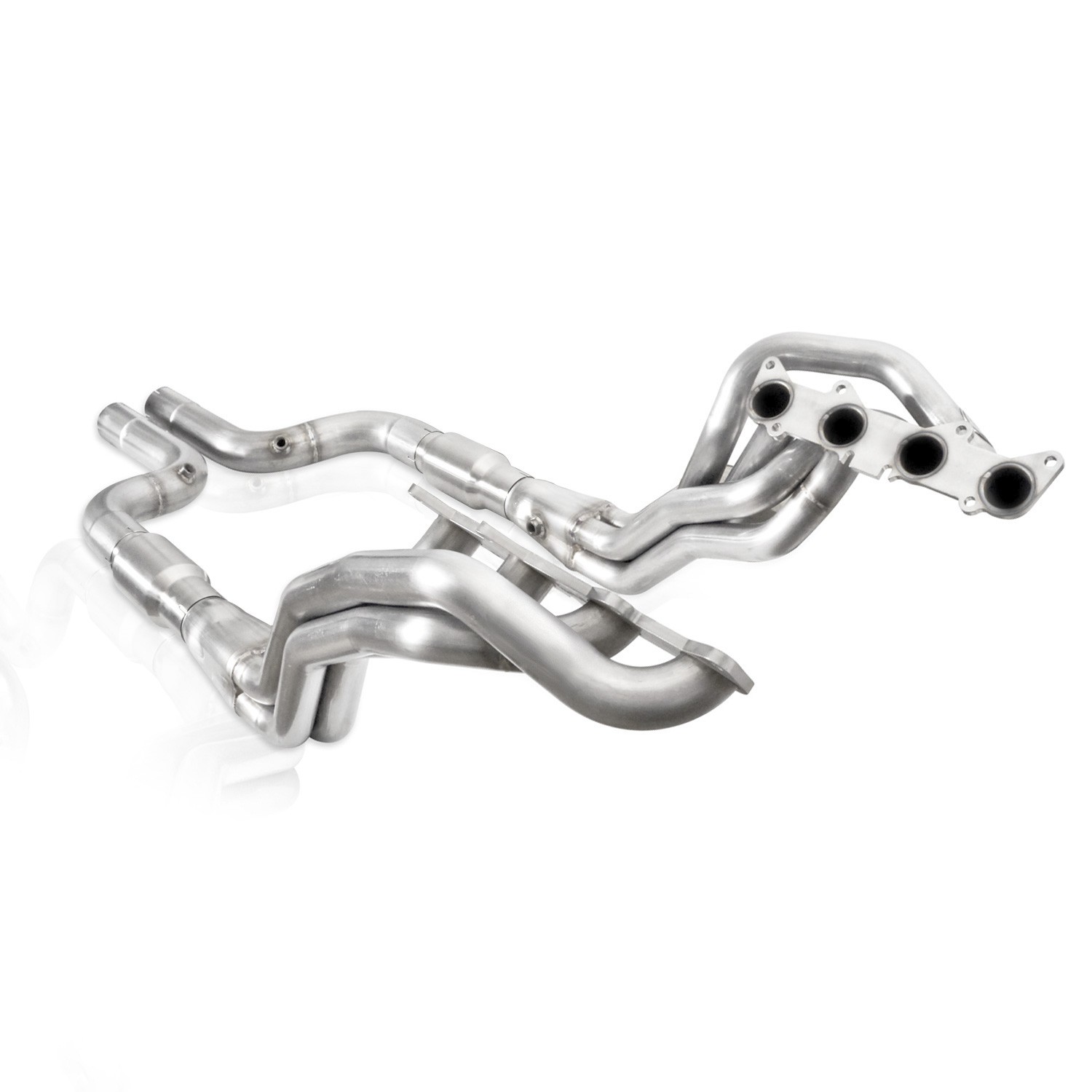 2015-2021 Mustang GT 5.0L Stainless Power Headers 1-7/8" With Catted Leads Aftermarket Connect