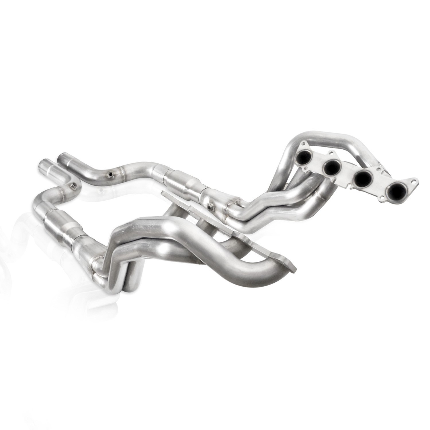 2015-2021 Mustang GT 5.0L Stainless Power Headers 1-7/8" With Catted Leads Aftermarket Connect