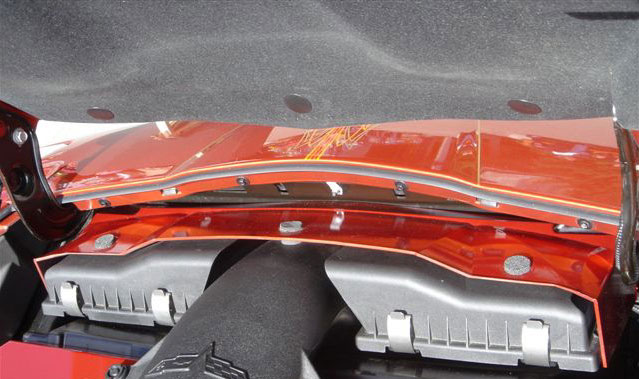 2005-2007 C6 Corvette, Smoothie Custom Painted Air Box Cover for LS2 Engine