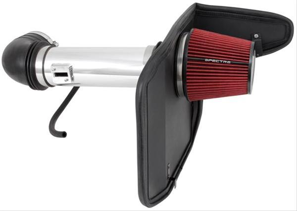 Spectre Performance 2010-2015 V8 Camaro Cold Air Intake system - Polished Housing and Red Filter