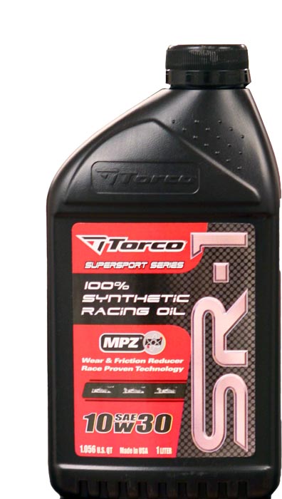 Torco Racing Fuel, SR-1 Synthetic Racing Oil 10w30, Case of 12