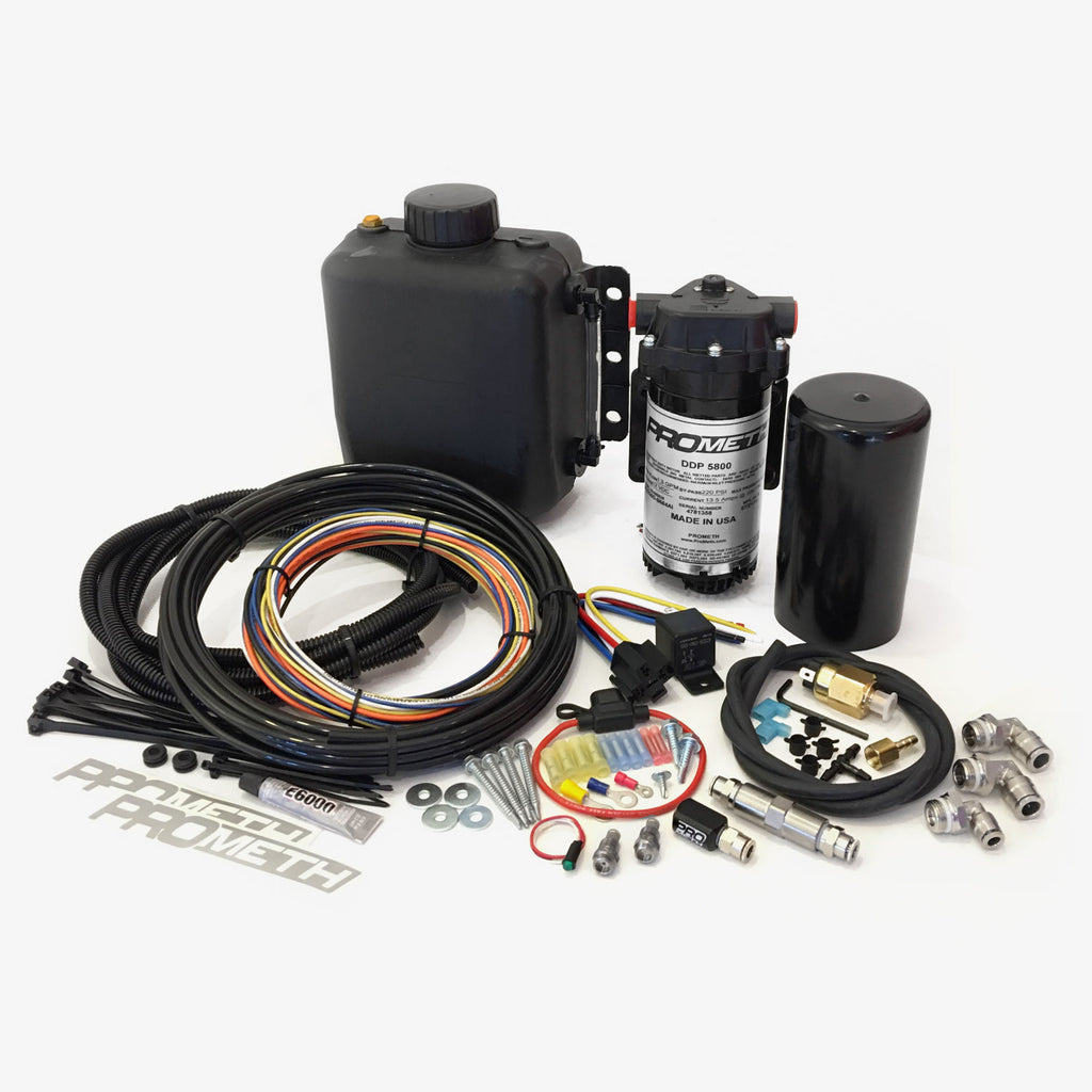 AIS Methanol Basic Fender Mount, Stage 1 Universal Kit, w/ Tank, Pump, Single Nozzle, Wiring, Hoses