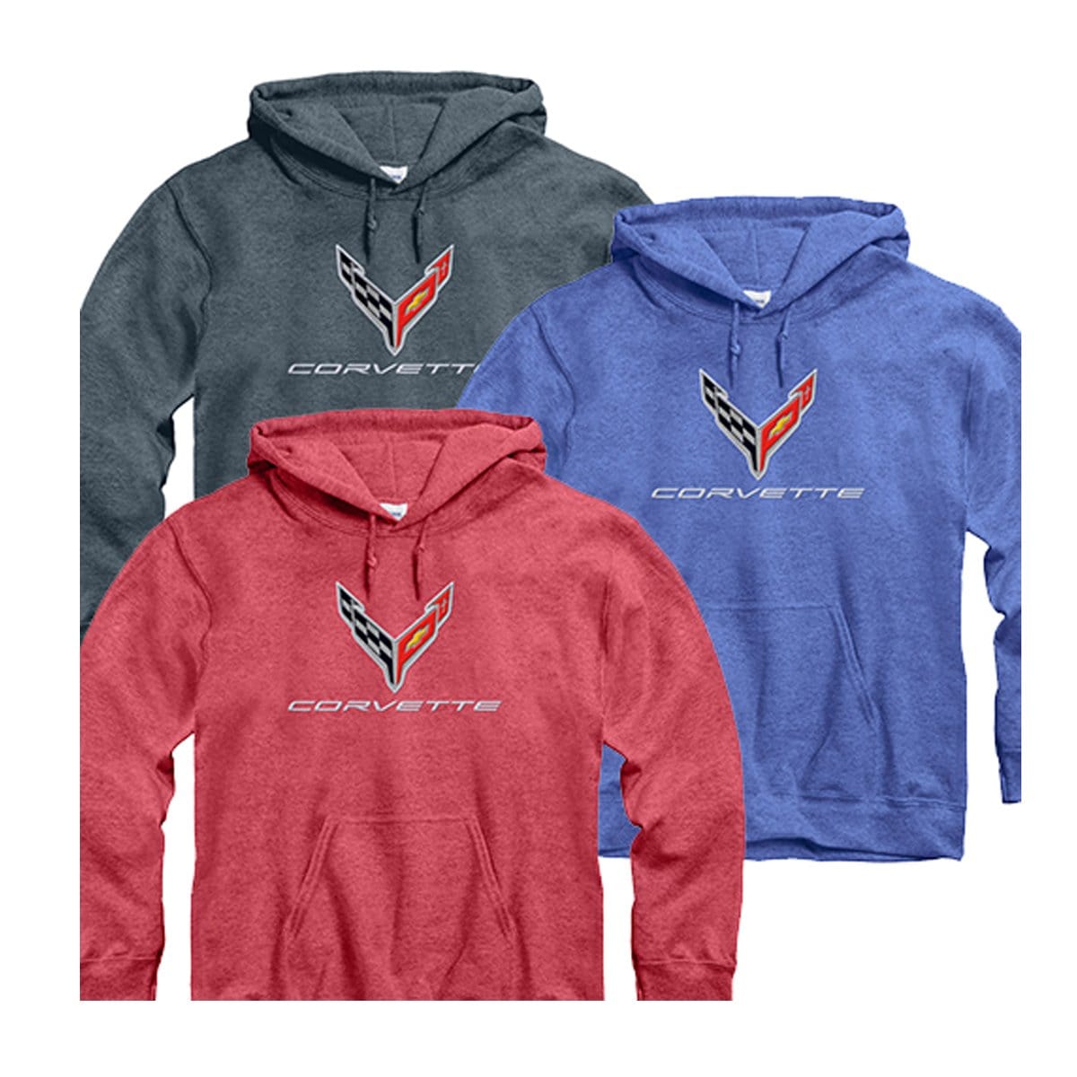 C8 Corvette Logo Hooded Sweatshirt ACS Composite