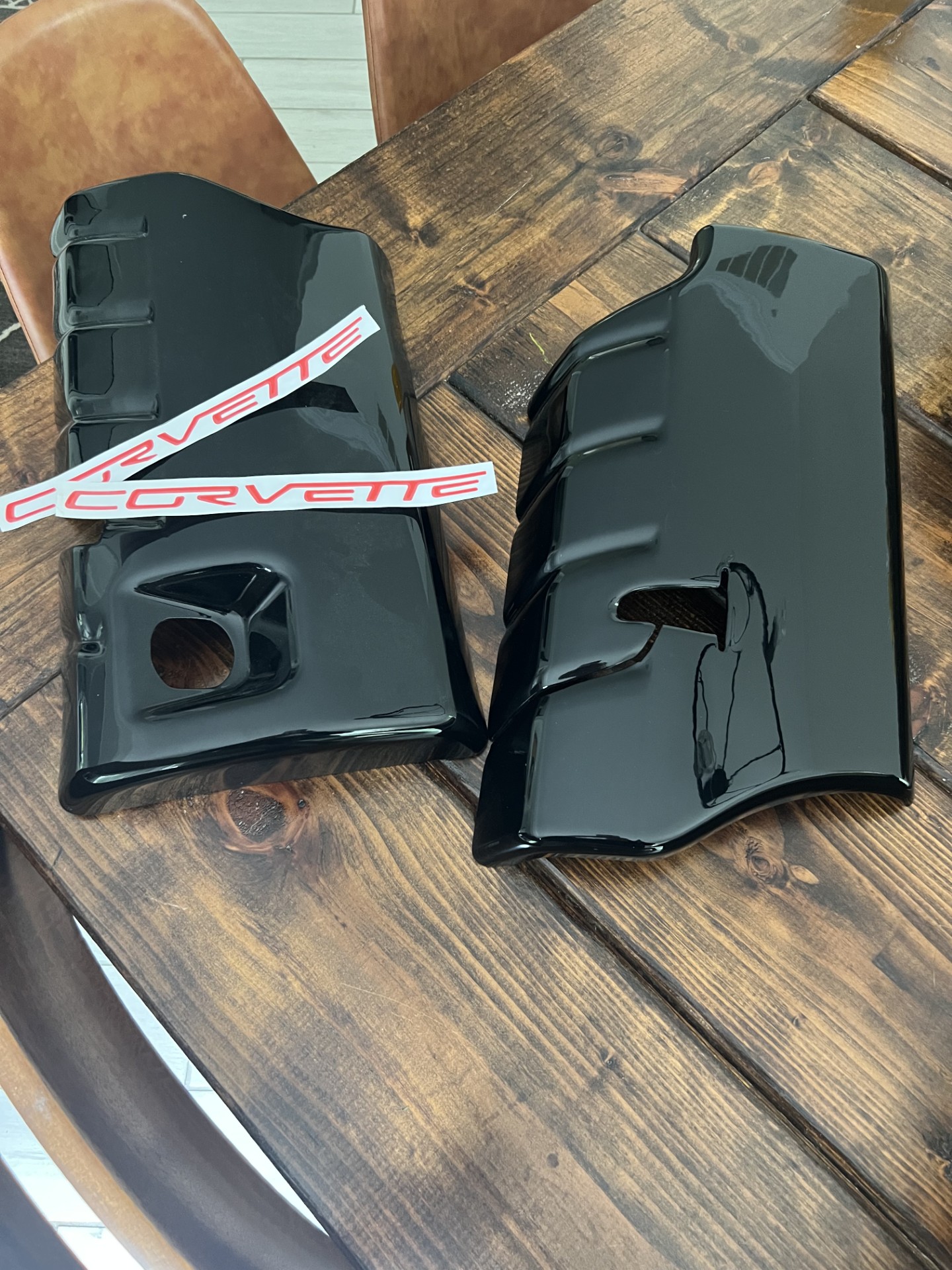 C6 Corvette Painted Smoothie LS3 Fuel Rail Covers Overlays