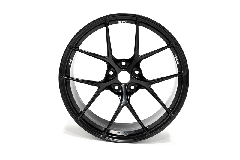 2020-23 Titan 7 T-S5 19x9,20x11.5 5x120 Chevrolet C8 Corvette - Machine Black