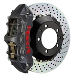 C8 Corvette Z51 Brembo 6 Piston Monobloc 380x32 2-Piece Rear Brake Kit, Drilled,