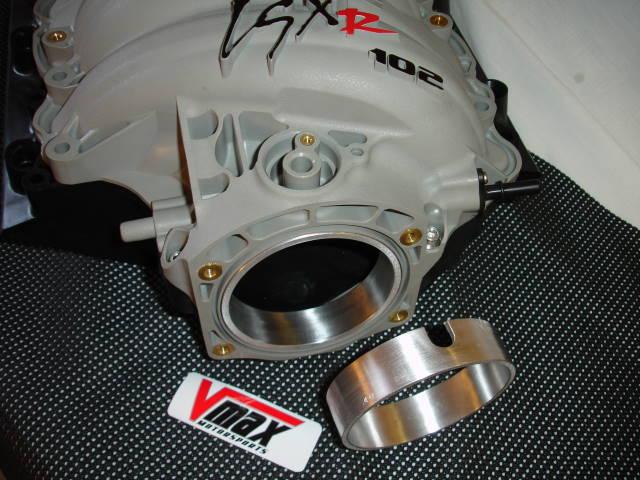 2010-2015 Camaro SS and C5, C6 Corvette models with FAST 102mm Intakes, VMAX STYLE Velocity Ring