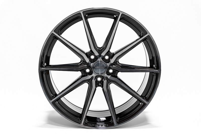 2020-23 Vossen HF3 C8 Corvette- 20x9 ET35, 21x12 ET52 - Machined & Gloss Black