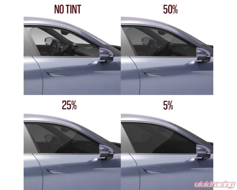 Vicrez Window Tint Pre-Cut Front Roll-ups Driver and Passenger Side vwt10600 50% - Light Chevrolet Corvette Coupe C8 2020-2024