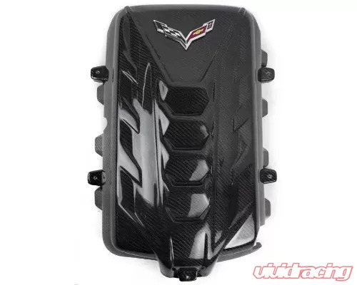 Vicrez Carbon Fiber OEM Engine Cover Chevrolet C8 Corvette Stingray 2020-2024