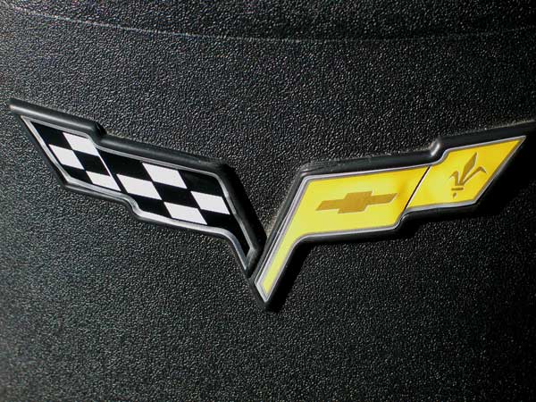 Air Intake Decal - Yellow C6 Corvette