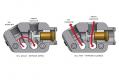 DRM Engine Oil Block Thermostat with -10 fittings (180 degree)