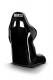 Spacro EVO QRT Black Vinyl Competition Racing Seat, Corvette, Camaro, Mustang Fitment