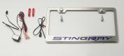 2014-2019 Chevrolet, Rear Tag Frame Stingray, American Car Craft Rear Tag Frame Stingray Illumintaed White
